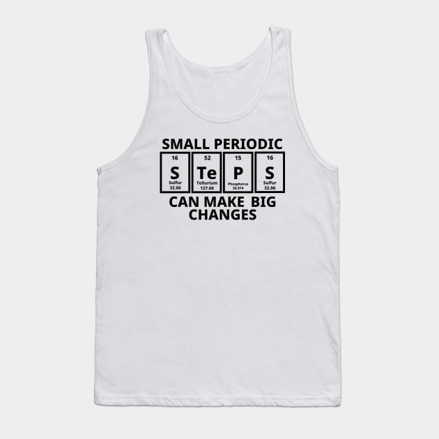 Small Periodic Steps Can Make Big Changes Tank Top by Texevod